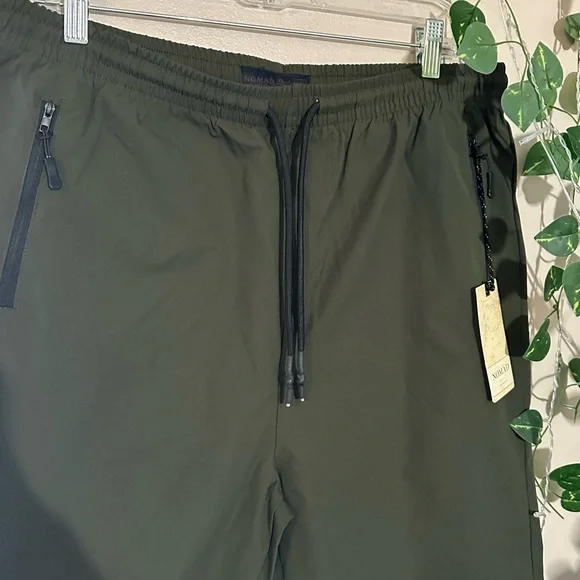 Nomad Men's Dark Green Athletic Shorts - Picture 3 of 3